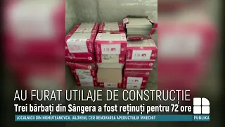 Trei bărbați, reținuți, pentru comiterea unui furt în proporții deosebit de mari