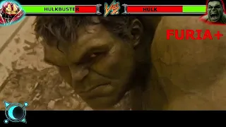 Hulk vs hulkbuster con barras de vida en español hulk vs hulkbuster withhealthbars