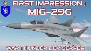 Dev Server First Impression : Mig-29G