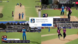 DREAM CRICKET 2024 || NEW UPDATE V.1.4.13 HIGH GRAPHICS GAMEPLAY NEW CELEBRATIONS