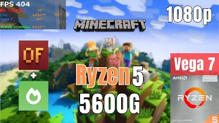 Ryzen5 5600g + 32Gb ram (4x8) | Minecraft 1.20.1 | SODIUM + OPTIFINE 1080p