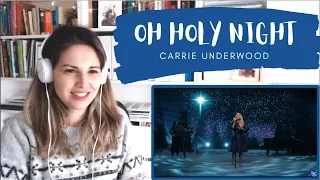 REACTION TO Carrie Underwood singing "Oh Holy Night"-  STUNNING!!