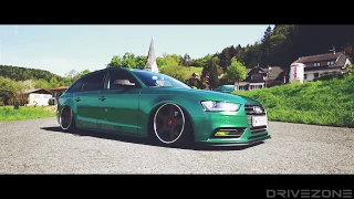 Bagged Audi A4 on Rotiform