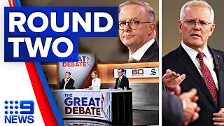 Political leaders preparing to battle it out in second leaders’ debate | 9 News Australia