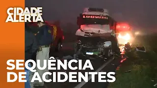 Sequência de acidentes na Serra de São Luiz do Purunã deixa 3 pessoas mortas