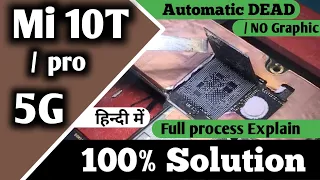 Mi 10t Dead / Black screen | CPU & RAM Reballing | full process Explain