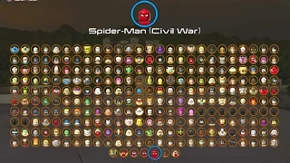LEGO Marvel's Avengers - All Characters W/ DLC (Complete Character Grid)