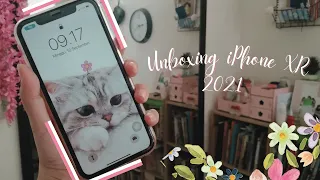 🍎 unboxing iPhone XR in 2021 | accessories 🧚🏻‍♀️