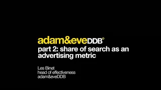 Share of search as an advertising metric