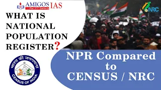 What is National Population Register (NPR)? || Census, NRC|| The Hindu Current Affairs|| Adnan sir