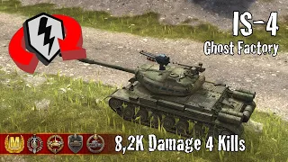 IS-4  |  8,2K Damage 4 Kills  |  WoT Blitz Replays