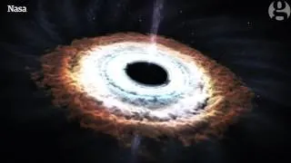 What happens when a star enters a black hole – Nasa video animation