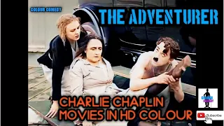 The ADVENTURER 1916  HD Charlie Chaplin COLOUR Full  Movie