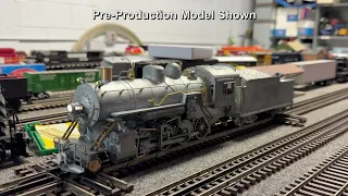 The Atlas O Premier 2-8-0 Steam Locomotive in Action!