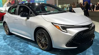 TOYOTA COROLLA Hatchback 2024 - FIRST LOOK & visual REVIEW (SE Hybrid) US spec