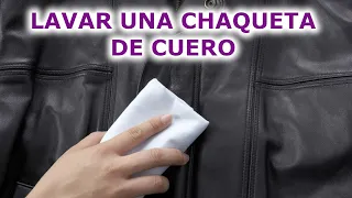 Limpia tu chaqueta de cuero en casa con estos simples pasos