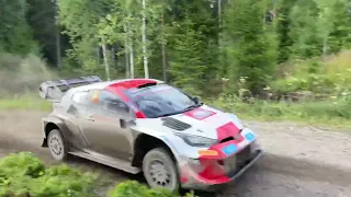 Secto Rally Finland 2023 - SS 13/17 Rapsula - E.Evans/S.Martin - Toyota Yaris WRC