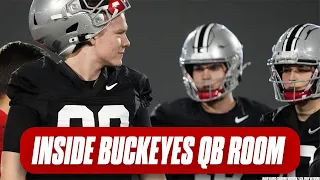 Inside Buckeyes intriguing, talented five-man quarterback room | Ohio State football