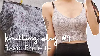 knitting vlog #4 | the basic bralette