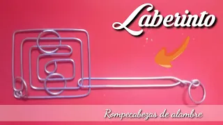 Laberinto - Solución (Rompecabezas de alambre) | Artesanías en metal