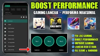 PERFORMA LANCAR DAN ANTI LAG❗CARA MENGATASI LAG FRAME DROP SAAT BERMAIN GAME❗CARA ATASI LAG ANDROID