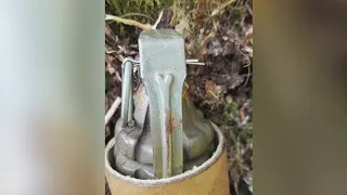 Woman finds WWII-era grenade in late father's possessions