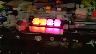 3D printed macro pad with 3D printed switches complete!