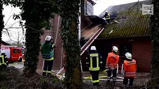 Brand im Spänebunker der Firma Holzkonzept Oltmanns