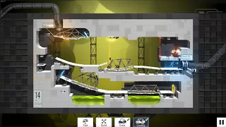 Bridge Constructor Portal Level 14