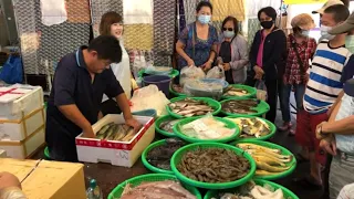 Taiwan Seafood Auction - Striped Bass, Tilapia !