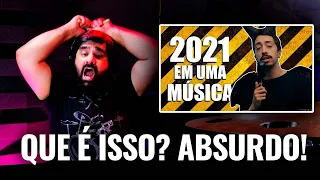 BATERISTA REAGINDO AO 2021 EM UMA MÚSICA!  (( REACT ))