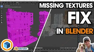 Finding MISSING TEXTURES (Pink Texture Fix) in Blender!