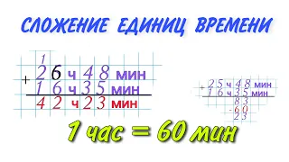 СЛОЖЕНИЕ ЕДИНИЦ ВРЕМЕНИ / ПЕТЕРСОН 3 класс / КАК СЛОЖИТЬ ЧАСЫ С ЧАСАМИ МИНУТЫ С МИНУТАМИ ВПР 4 класс