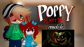 Poppy Playtime reacts to chapter 3 trailer || Read Desc || Gacha Club