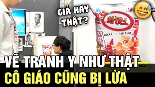 Lớp học thiên tài: trình độ vẽ tranh THƯỢNG THỪA giống y như thật đến cả CÔ GIÁO cũng bị lừa| TÁM TV