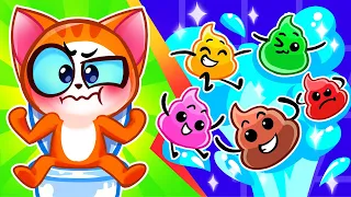 Toilet Troubles 🚽 Potty Training For Kids with Baby Cats 😼 Nursery Rhymes by Purr-Purr Tails