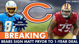🚨Chicago Bears Sign Matt Pryor + Target Mike Williams In NFL Free Agency? | Bears News & Rumors