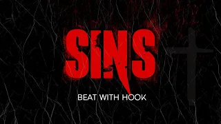 "Sins' (with hook) | Rap Instrumental With Hook - dark piano type beat