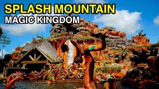 [4K] Splash Mountain - Ride a Log : Magic Kingdom (Orlando, FL)