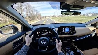 2023 Nissan Rogue Platinum POV Walkaround and Test Drive