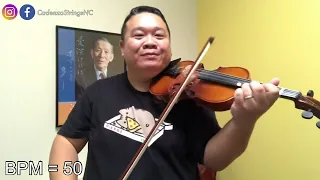 Concerto in A minor 1st Movement | Slow Practice | Suzuki Violin Book 4