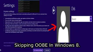 Skipping OOBE - Windows 8.
