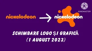 Nickelodeon România - Schimbare logo și grafică (1 august 2023)