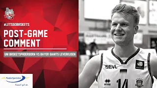 Post Game Comment: Uni Baskets Paderborn vs Bayer Giants Leverkusen - Luis Figge (Bayer Giants)