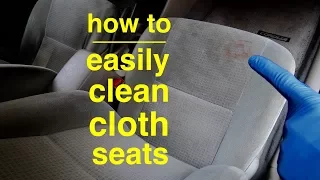 Easiest way to  ● Clean Cloth Car Seats for Zero Dollars !