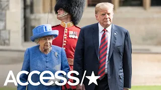 Did Queen Elizabeth II Throw Subtle Shade At President Trump During His UK Visit? | Access
