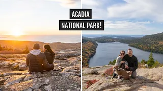 Our FIRST time at Acadia National Park: Cadillac Mountain, South Bubble, Popovers, & Beech Cliff!