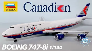 #4 Canadian Airlines B747-8i Zvezda 1/144 Assembly