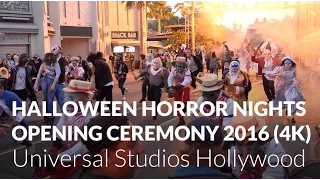 Halloween Horror Nights 2016 Opening Ceremony - Front Row - Universal Studios Hollywood