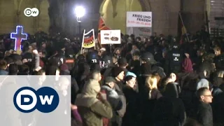 Aufgeheizte Stimmung bei Pegida-Demo | DW Nachrichten